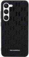 Photos - Case Karl Lagerfeld Saffiano Mono Metal Logo for Galaxy S23 Plus 