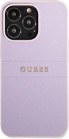 Photos - Case GUESS Saffiano Hot Stamp & Metal Logo for iPhone 13/13 Pro 