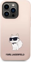 Photos - Case Karl Lagerfeld Silicone Choupette for iPhone 14 Pro 