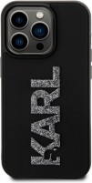 Photos - Case Karl Lagerfeld 3D Rubber Glitter Logo for iPhone 15 Pro Max 
