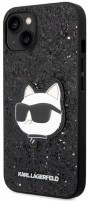 Photos - Case Karl Lagerfeld Glitter Choupette Patch for iPhone 14 Plus 