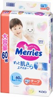 Photos - Nappies Merries Diapers L / 60 pcs 