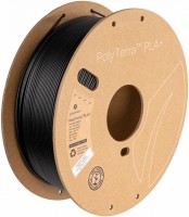 Photos - 3D Printing Material Polymaker PolyTerra PLA+ Black 1kg 1 kg  black