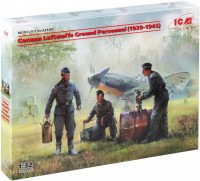 Photos - Model Building Kit ICM German Luftwaffe Ground Personnel (1939-1945) (1:32) 