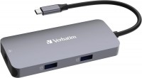 Photos - Card Reader / USB Hub Verbatim USB-C Pro Multiport Hub CMH-05 