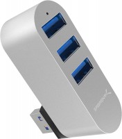 Card Reader / USB Hub Sabrent 3-Port Mini USB 3.0 Rotating Hub 