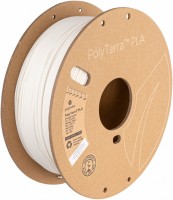 Photos - 3D Printing Material Polymaker PolyTerra PLA Cotton White 1kg 1 kg  white