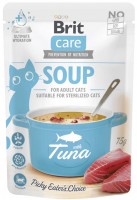 Photos - Cat Food Brit Care Soup Tuna 75 g 