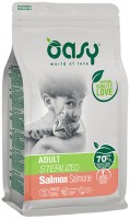 Photos - Cat Food OASY Lifestage Sterilized Salmon  300 g