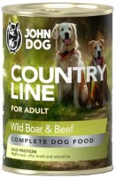 Photos - Dog Food John Dog Canned Adult Wild Boar/Beef 