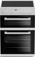 Photos - Cooker Beko ETC 611 W white