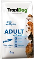 Photos - Dog Food Tropidog Adult Small Breed Salmon 8 kg 