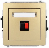 Photos - Socket Karlik Deco 29DGG-1 golden