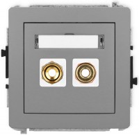 Photos - Socket Karlik Deco 27DGG-4 gray