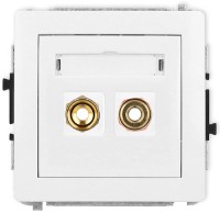 Photos - Socket Karlik Deco 25DGG-4 white