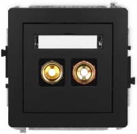 Photos - Socket Karlik Deco 12DGG-4 black