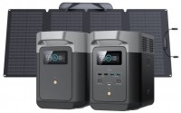 Portable Power Station EcoFlow DELTA 2 + Smart Extra Battery + SP110W 