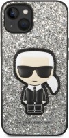 Photos - Case Karl Lagerfeld Glitter Flakes Ikonik for iPhone 14 