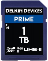 Photos - Memory Card Delkin Devices PRIME UHS-II V60 SDXC 1 TB