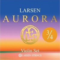 Photos - Strings Larsen Aurora Violin String Set 3/4 Size Medium 