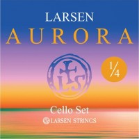 Photos - Strings Larsen Aurora Cello String Set 1/4 Size Medium 