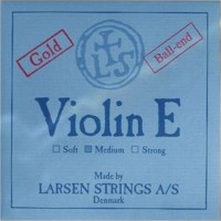 Photos - Strings Larsen Violin E String Gold Plated Ball End Medium 