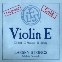 Photos - Strings Larsen Violin E String Gold Plated Loop End Heavy 