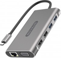 Photos - Card Reader / USB Hub Sitecom USB-C Multiport Pro 