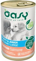 Photos - Dog Food OASY One Animal Protein Puppy Medium/Large Salmon 400 g 1