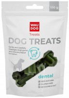 Photos - Dog Food Waudog Treats Spinach/Vanilla Dental Stick 100 g 