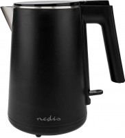 Photos - Electric Kettle Nedis KAWK360EBK 1200 W 1 L  black