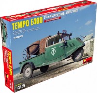 Photos - Model Building Kit MiniArt Tempo E400 Stahlblechpritsche 3 Wheel Truck (1:35) 