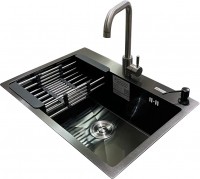 Photos - Kitchen Sink Romzha Arta U-600S BL B RO41562 650x450