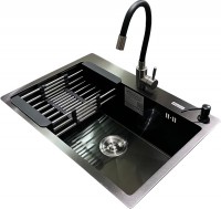 Photos - Kitchen Sink Romzha Arta U-600S BL C RO41563 650x450