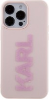 Photos - Case Karl Lagerfeld 3D Rubber Glitter Logo for iPhone 15 Pro 