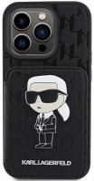 Photos - Case Karl Lagerfeld Cardslots Stand for iPhone 15 Pro 