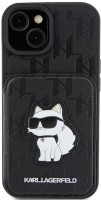 Photos - Case Karl Lagerfeld Cardslots Stand for iPhone 15 