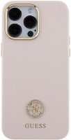 Photos - Case GUESS Silicone Logo Strass for iPhone 15 Pro Max 