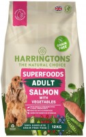 Photos - Dog Food Harringtons Adult All Breeds Grain Free Salmon 12 kg 