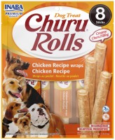 Photos - Dog Food INABA Churu Rolls Chicken 96 g 8