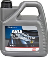 Photos - Engine Oil Avia Super Plus Turbo Diesel FE18 10W-40 4 L