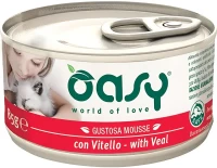 Photos - Cat Food OASY Natural Range Adult Veal 85 g