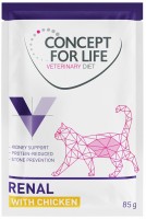 Photos - Cat Food Concept for Life Veterinary Diet Renal Chicken Pouch 12 pcs 