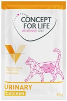 Photos - Cat Food Concept for Life Veterinary Diet Urinary Chicken Pouch 12 pcs 