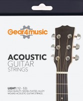 Photos - Strings Gear4music Acoustic Guitar Strings 85/15 Light 