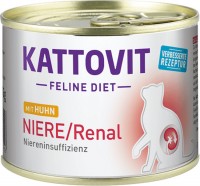 Photos - Cat Food Kattovit Renal Canned with Chicken  185 g