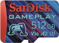 Photos - Memory Card SanDisk GamePlay microSD Card for Mobile and Handheld Console Gaming 512 GB