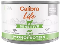 Photos - Cat Food Calibra Cat Life Sensitive Rabbit 200 g 