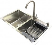 Photos - Kitchen Sink Romzha Arta U-730SDN A RO47800 780x430