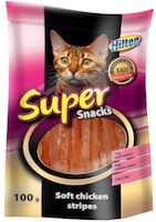 Photos - Cat Food HILTON Super Snacks Chicken Strips 100 g 